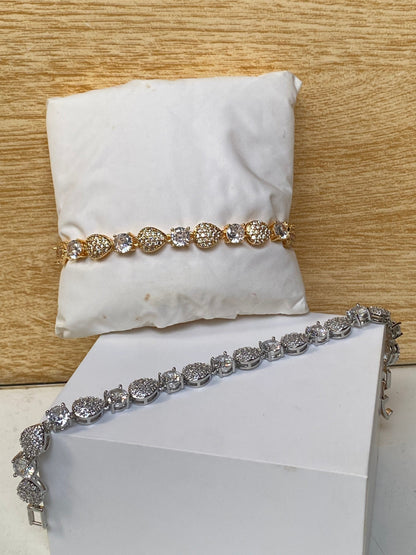 Teardrop Stone Bracelet