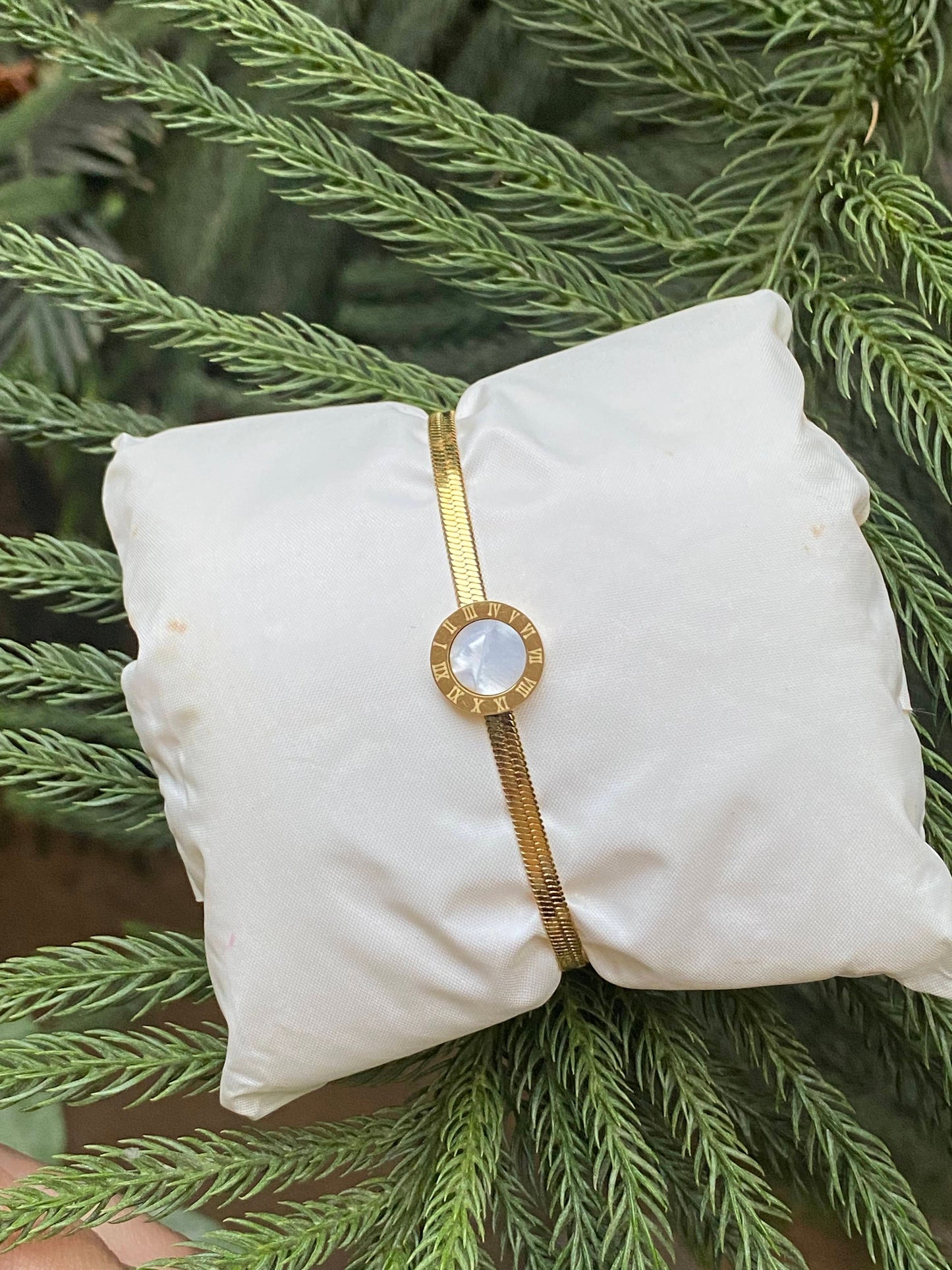 Stone Disc Bracelet