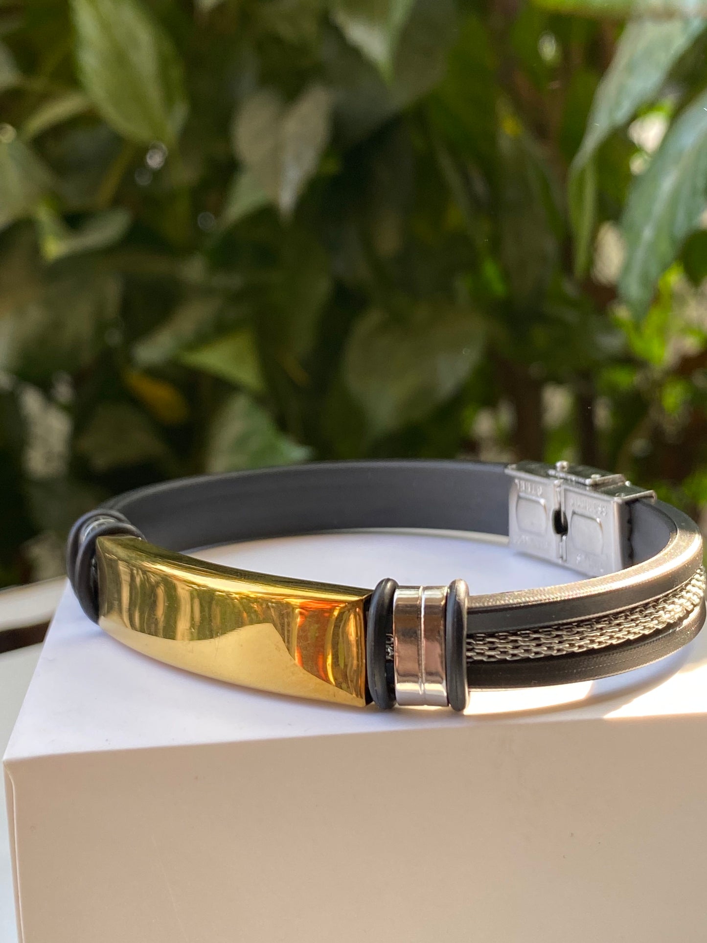 Men’s Gold Accent Bracelet