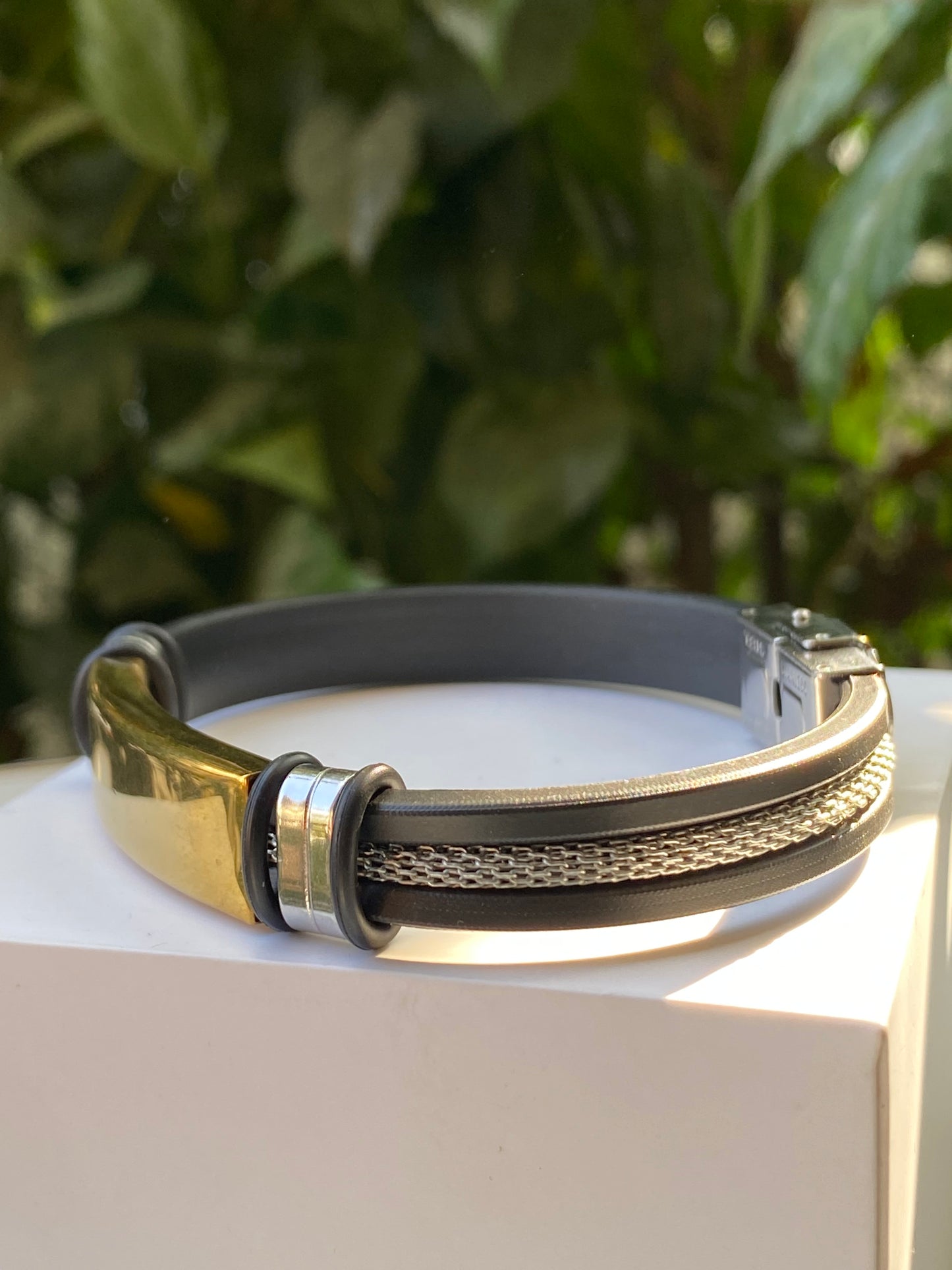 Men’s Gold Accent Bracelet