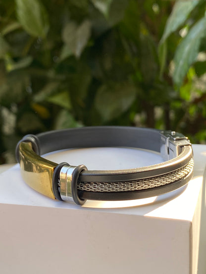Men’s Gold Accent Bracelet