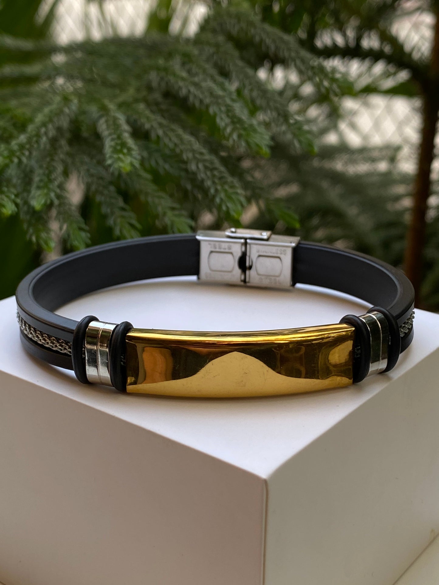 Men’s Gold Accent Bracelet