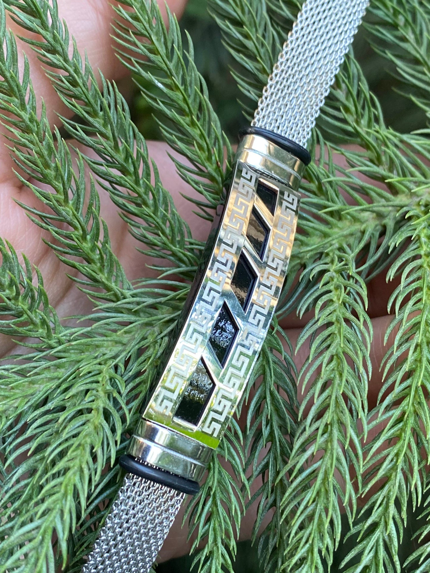 Men’s Silver Mesh Bracelet