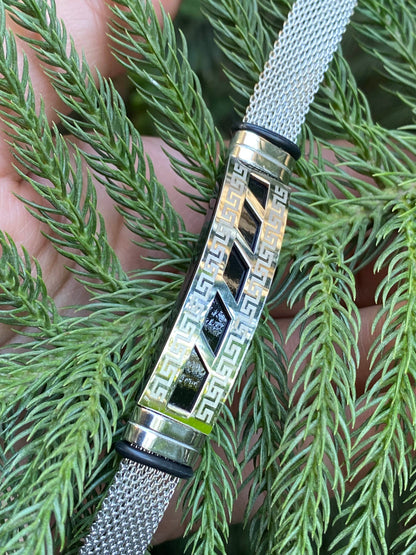 Men’s Silver Mesh Bracelet