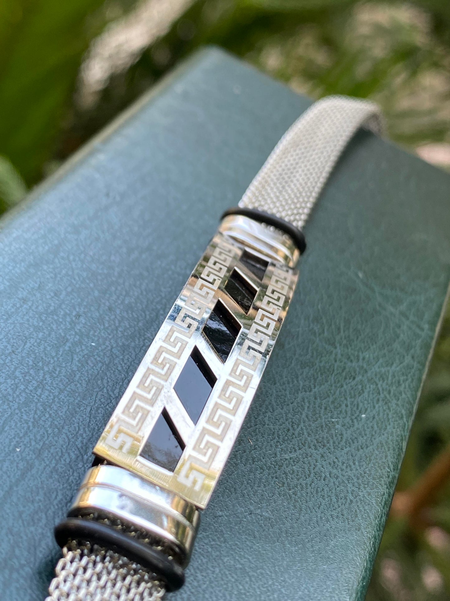 Men’s Silver Mesh Bracelet