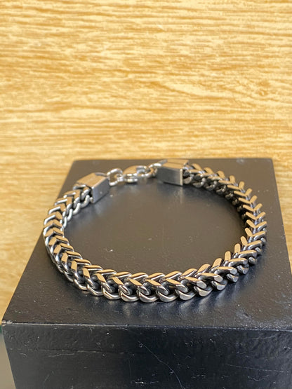 Men’s Two-Tone Chain Bracelet