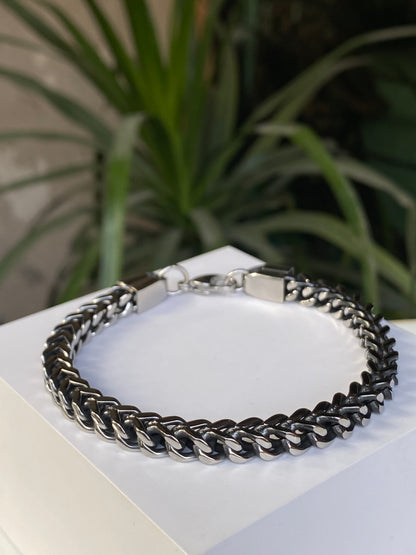 Men’s Two-Tone Chain Bracelet