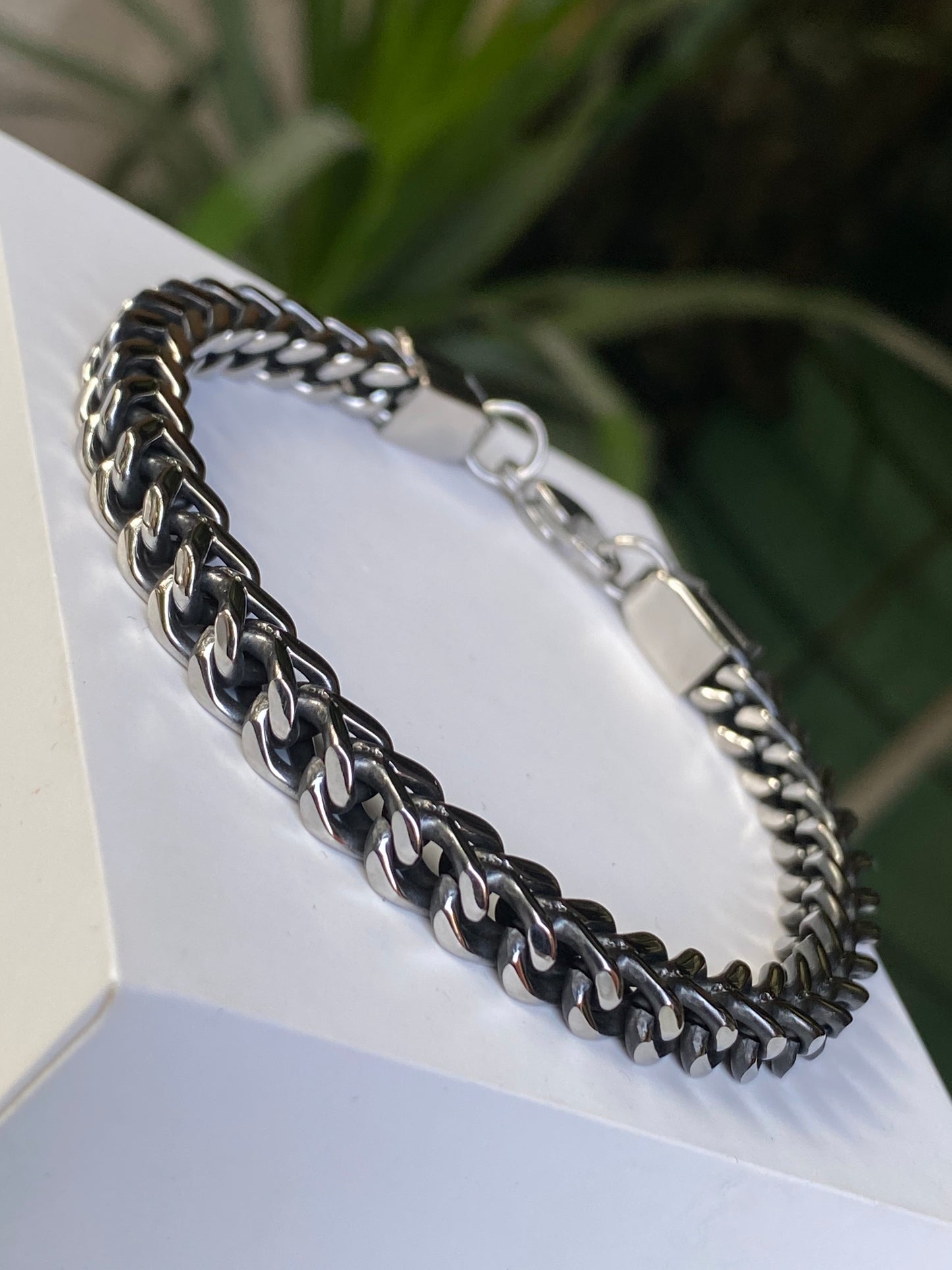 Men’s Two-Tone Chain Bracelet