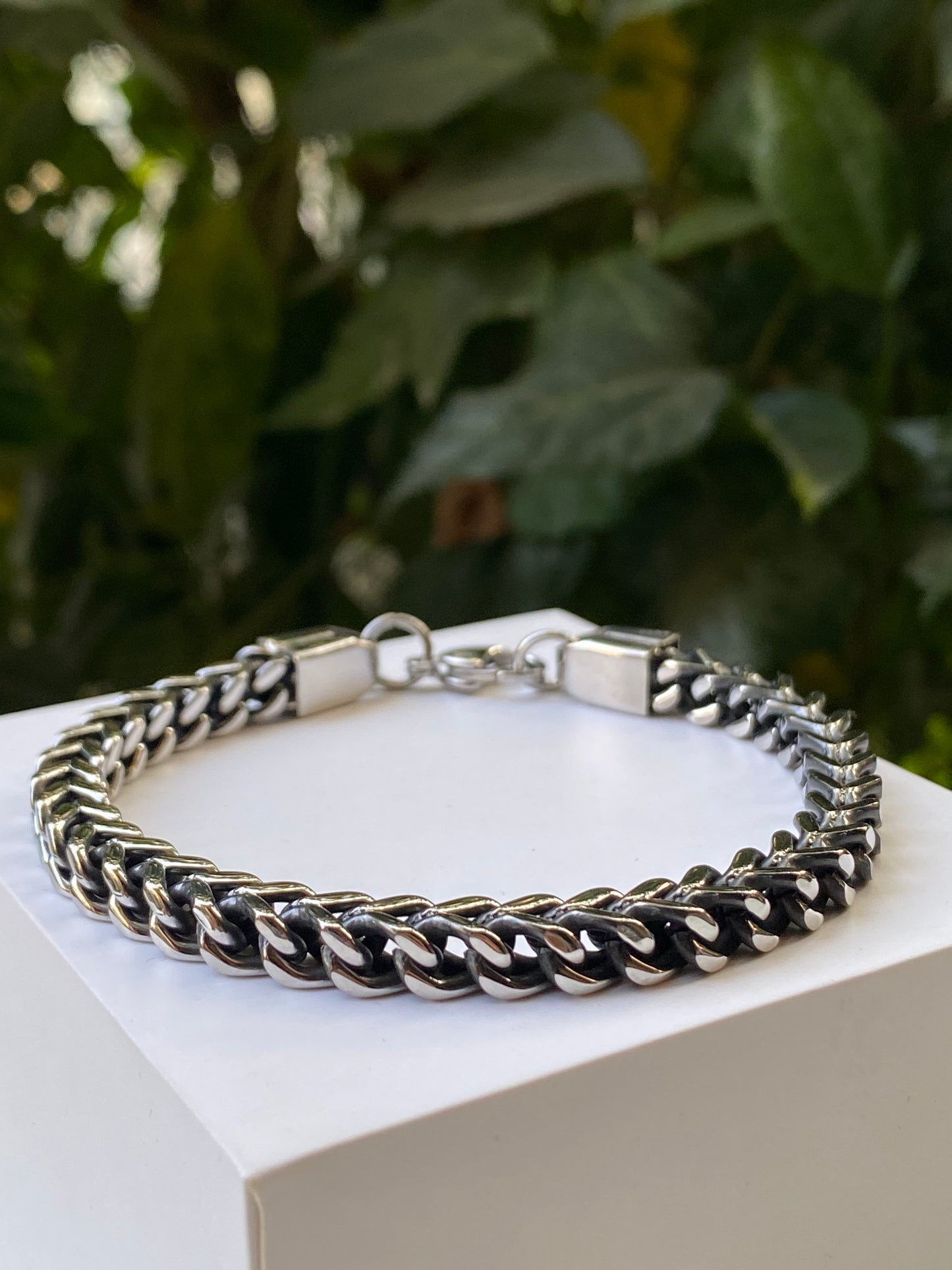 Men’s Two-Tone Chain Bracelet