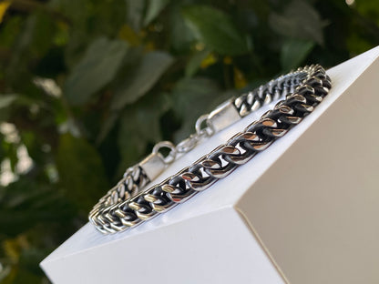 Men’s Two-Tone Chain Bracelet