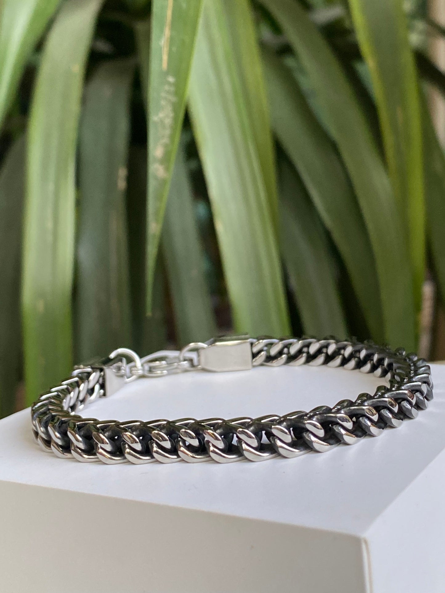 Men’s Two-Tone Chain Bracelet