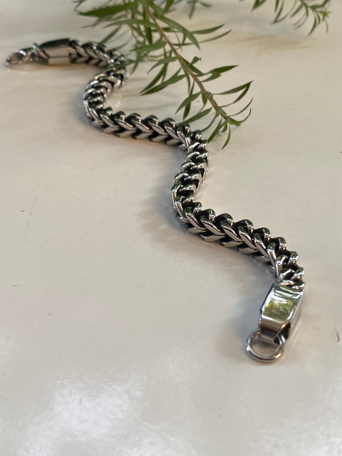 Men’s Two-Tone Chain Bracelet