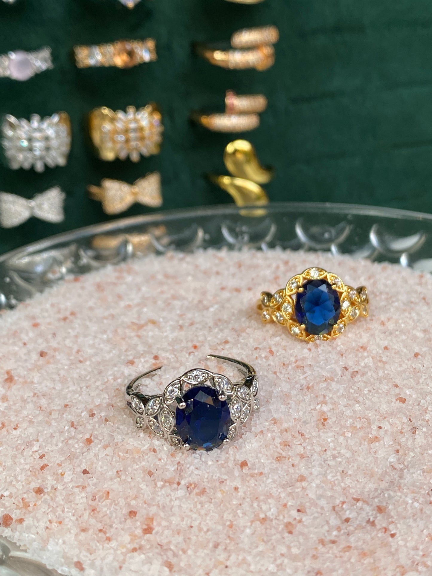 Mid Night Bloom Ring