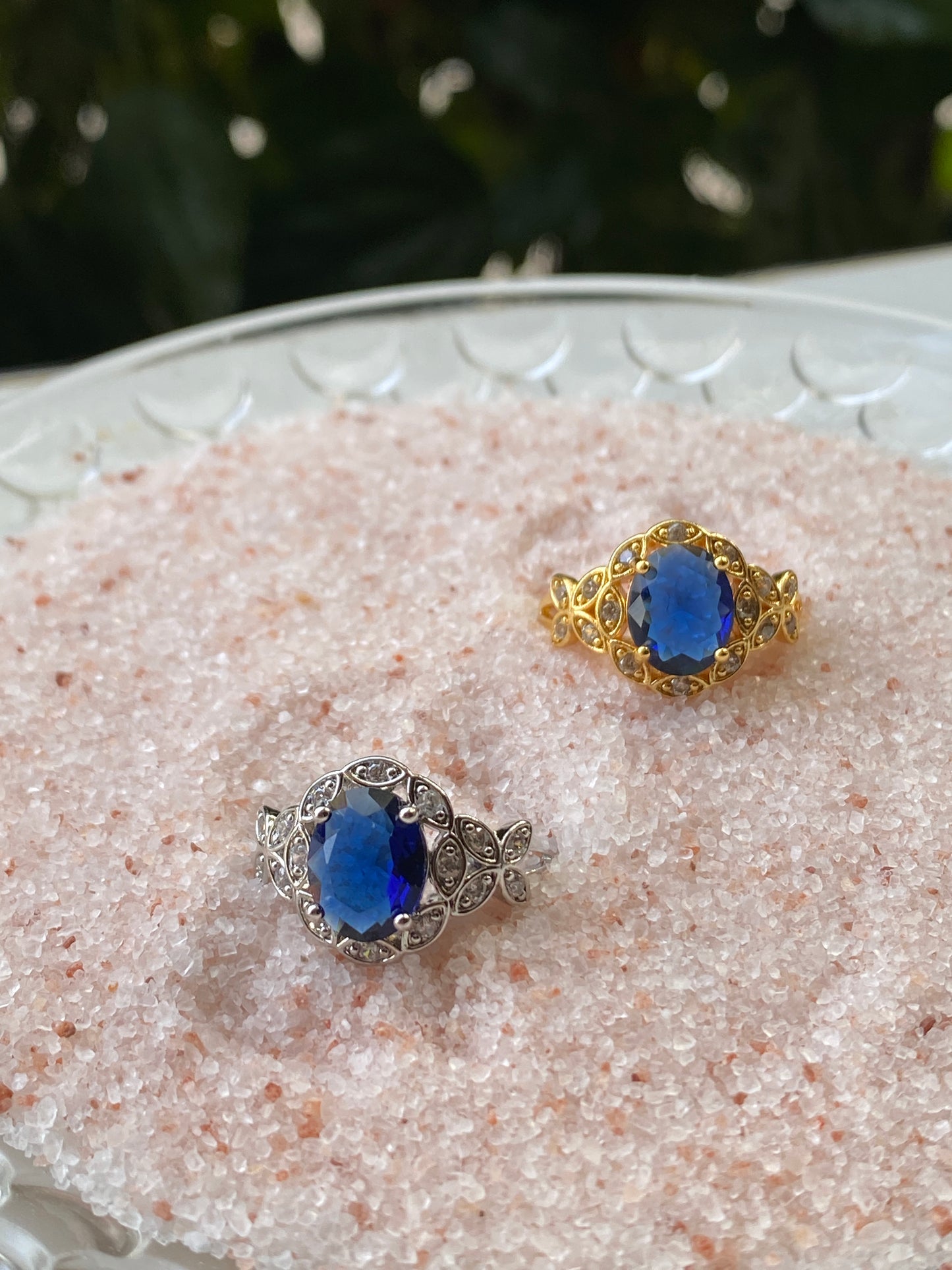 Mid Night Bloom Ring