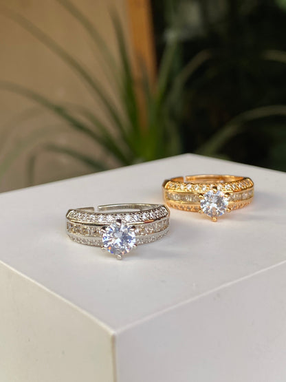 Triple Row Ring
