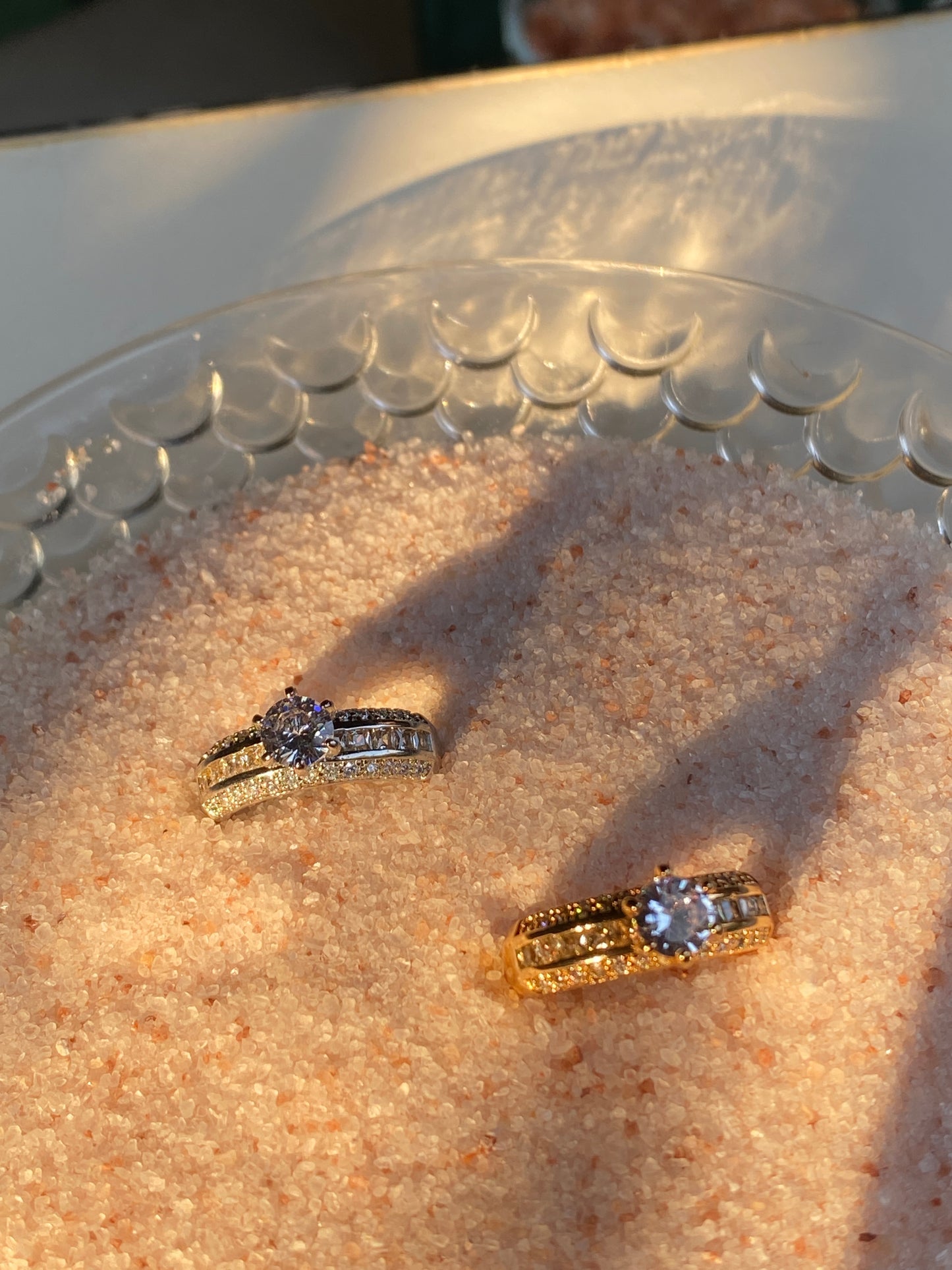 Celeste Triple Row Ring