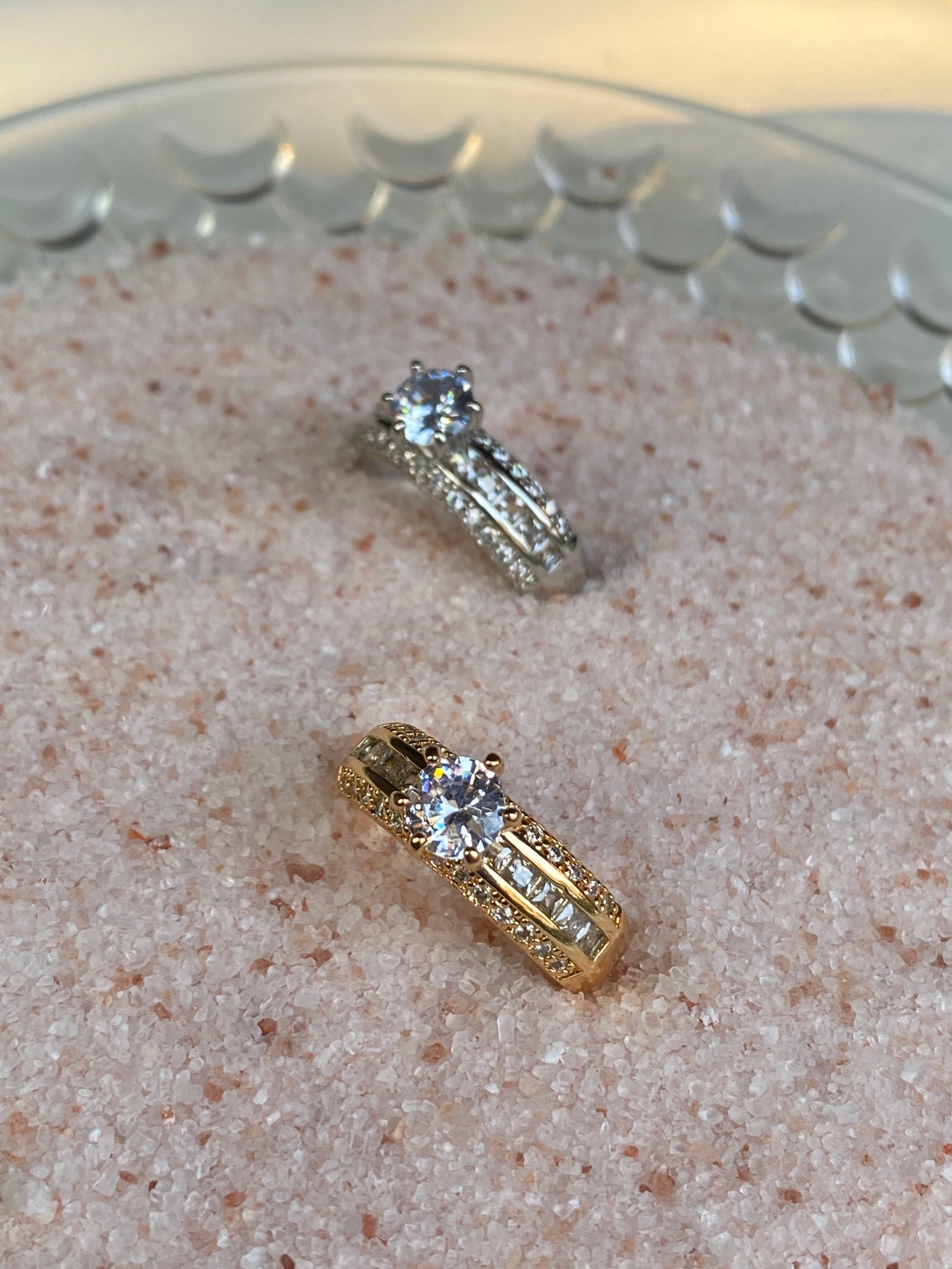 Celeste Triple Row Ring