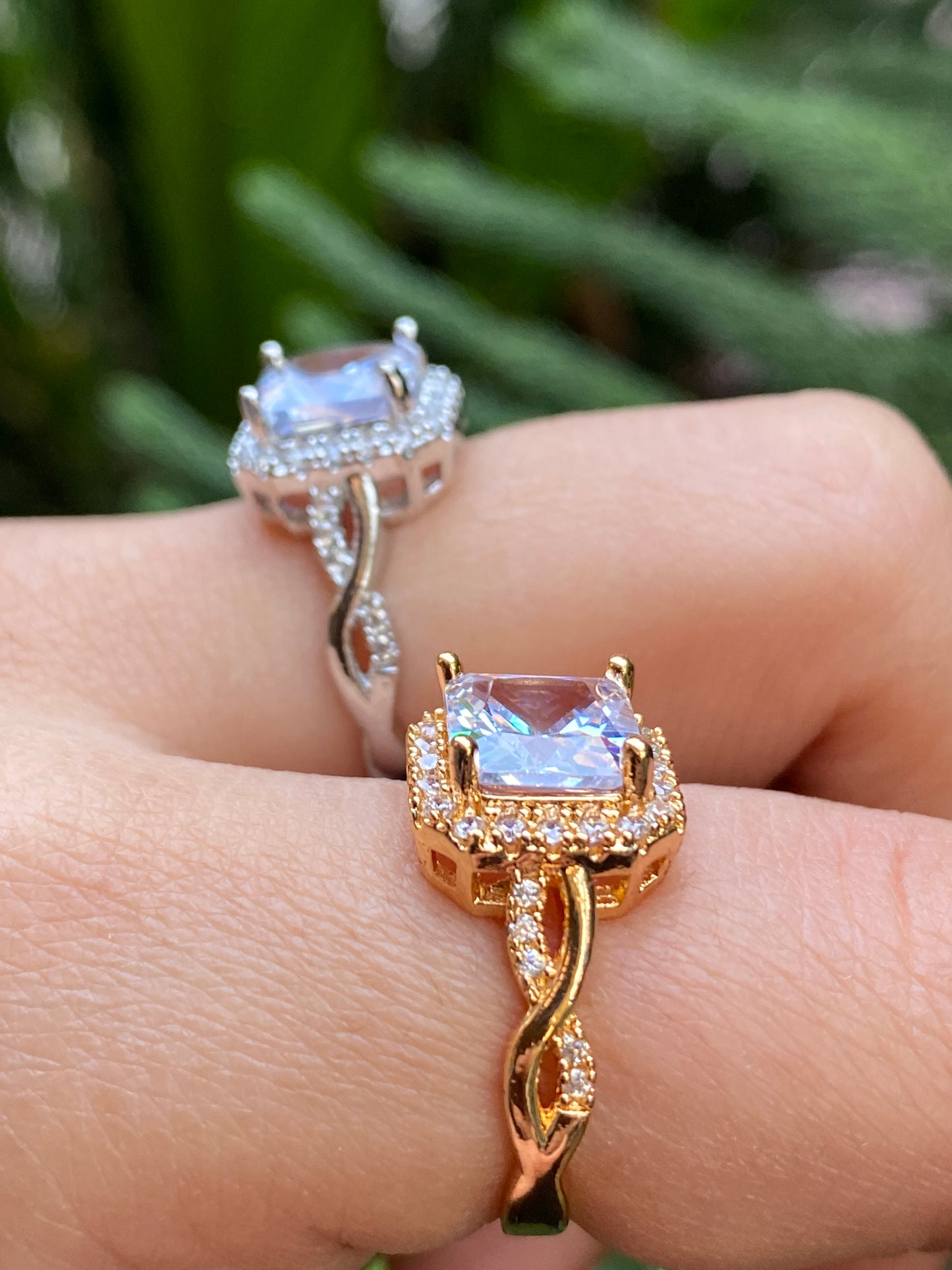 Luminous Cushion Ring