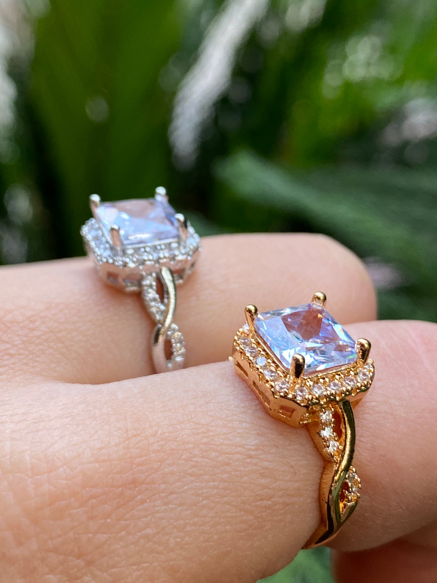 Luminous Cushion Ring