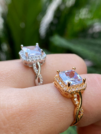 Luminous Cushion Ring