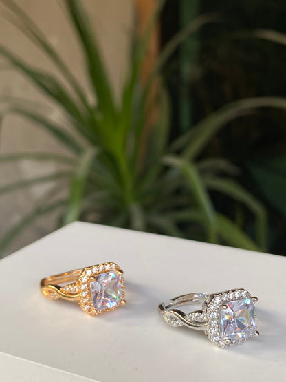 Luminous Cushion Ring