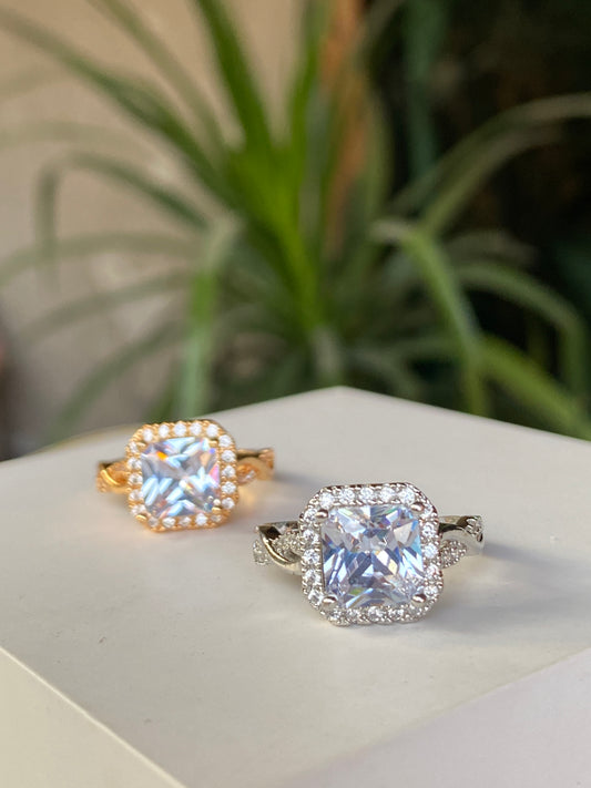 Luminous Cushion Ring