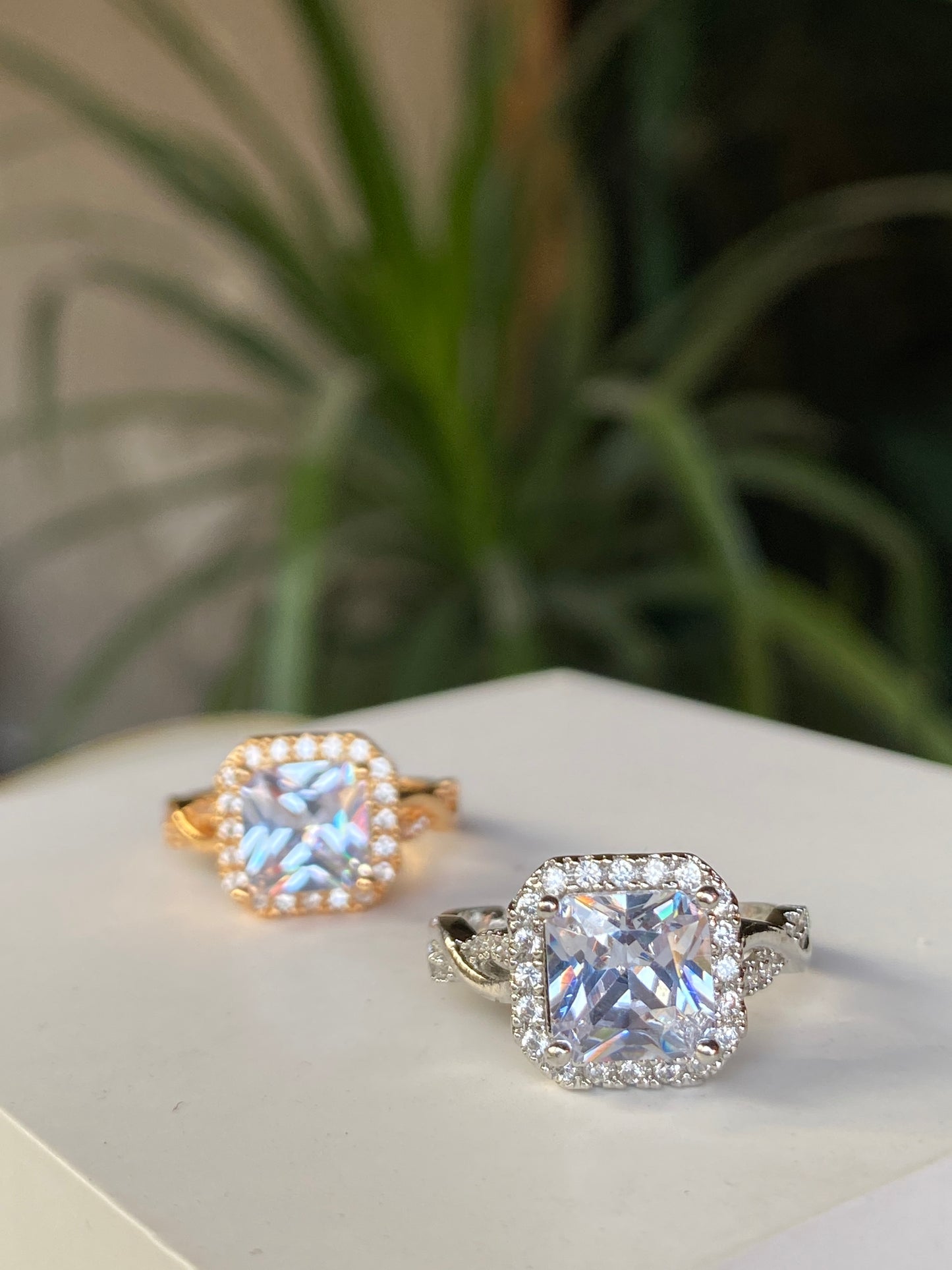 Luminous Cushion Ring