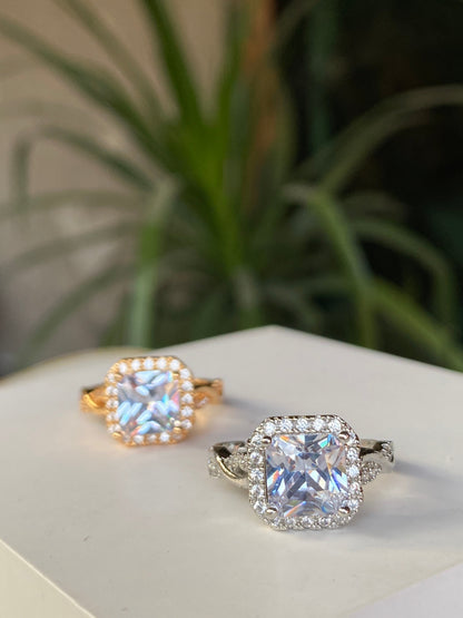 Luminous Cushion Ring