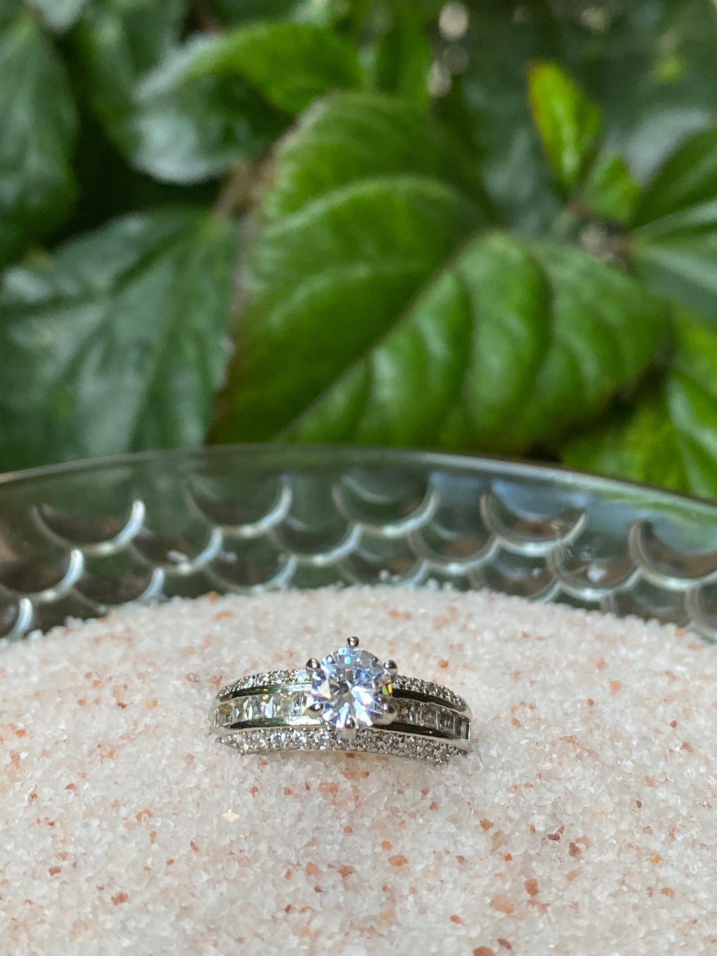 Celeste Triple Row Ring