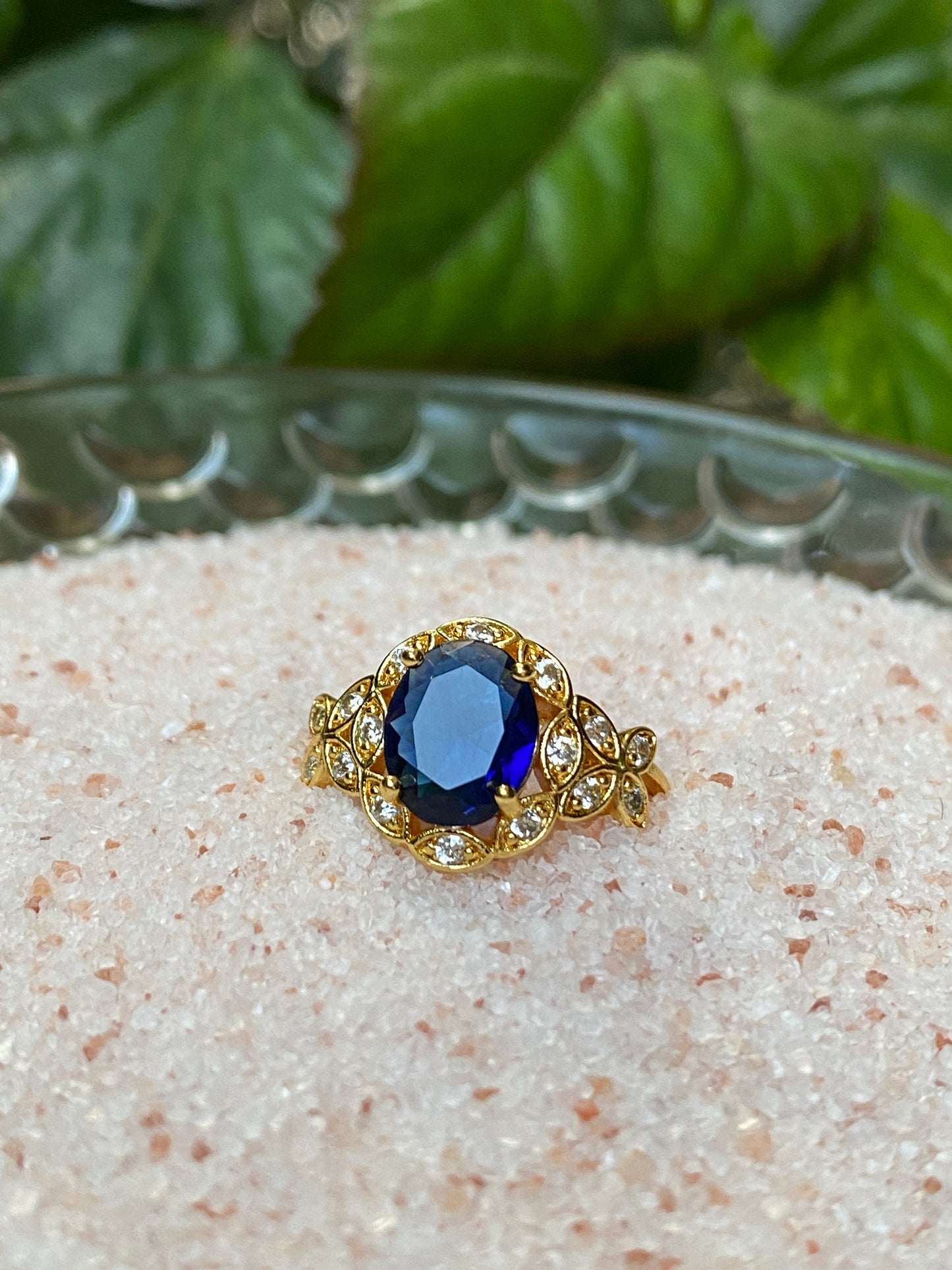 Mid Night Bloom Ring