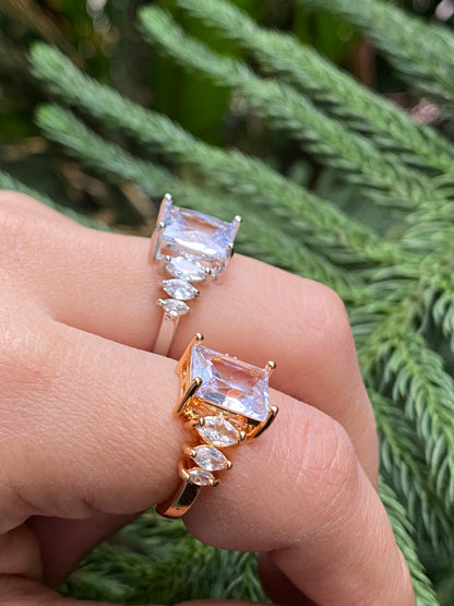 Lumi Square Ring