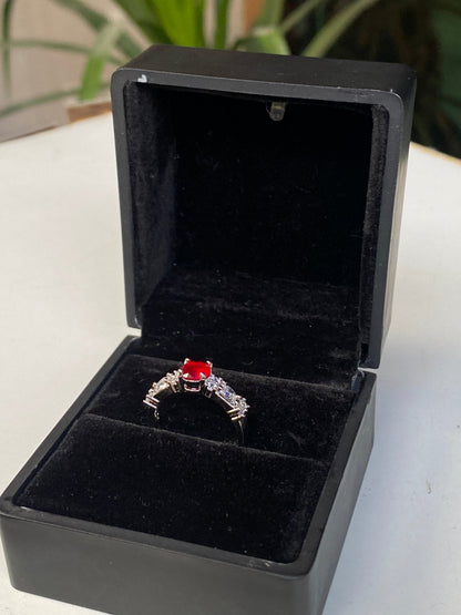 Crystal Duo Ring