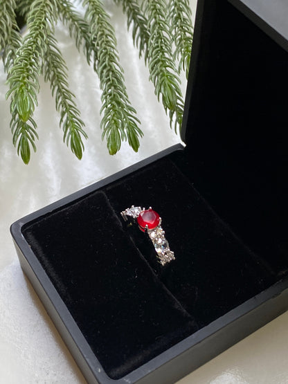 Crystal Duo Ring