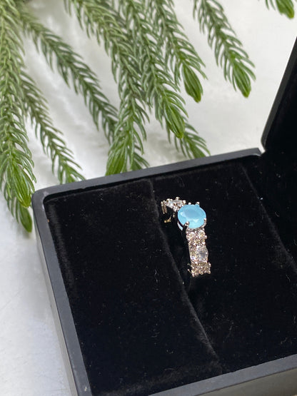 Crystal Duo Ring