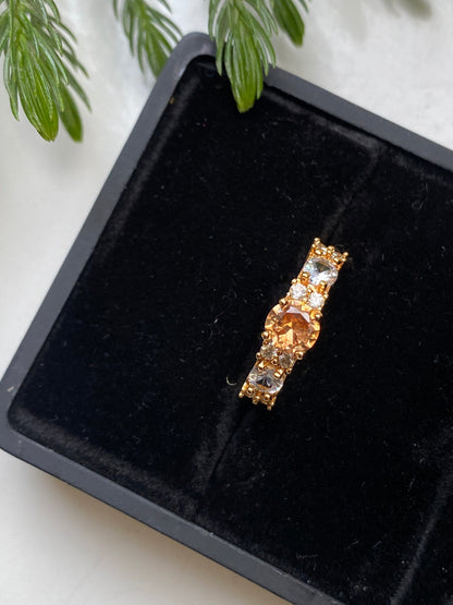 Crystal Duo Ring