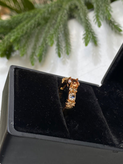 Crystal Duo Ring