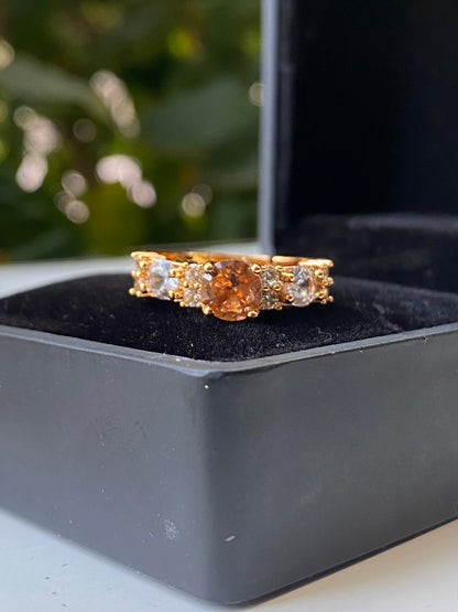 Crystal Duo Ring