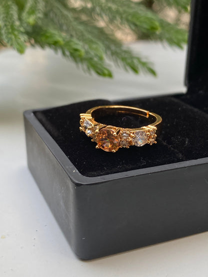 Crystal Duo Ring