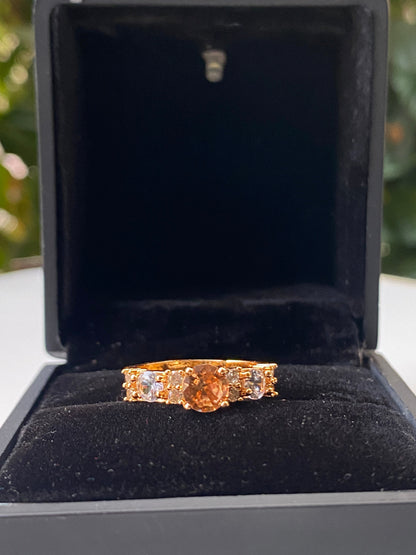 Crystal Duo Ring