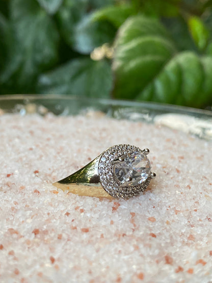 Oval Halo Ring