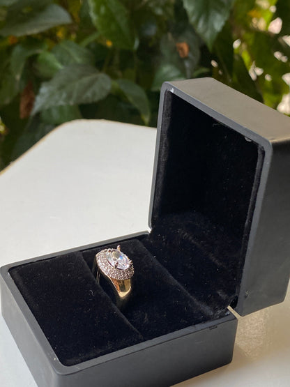 Oval Halo Ring