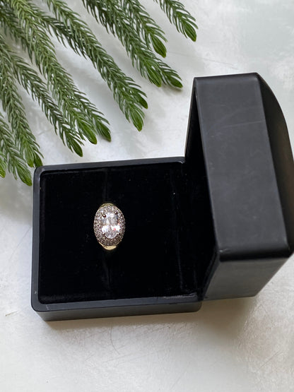 Oval Halo Ring