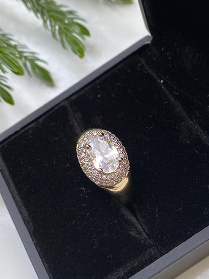 Oval Halo Ring