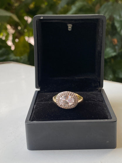 Oval Halo Ring