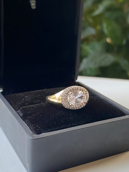 Oval Halo Ring