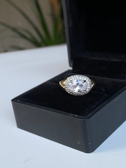Oval Halo Ring