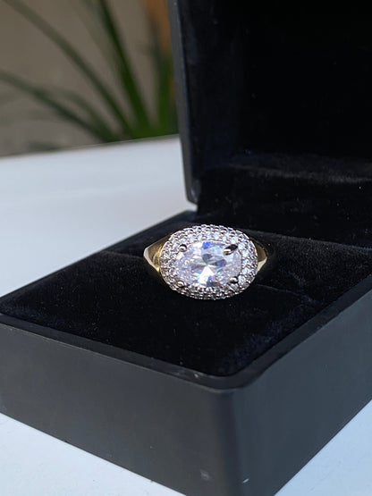 Oval Halo Ring
