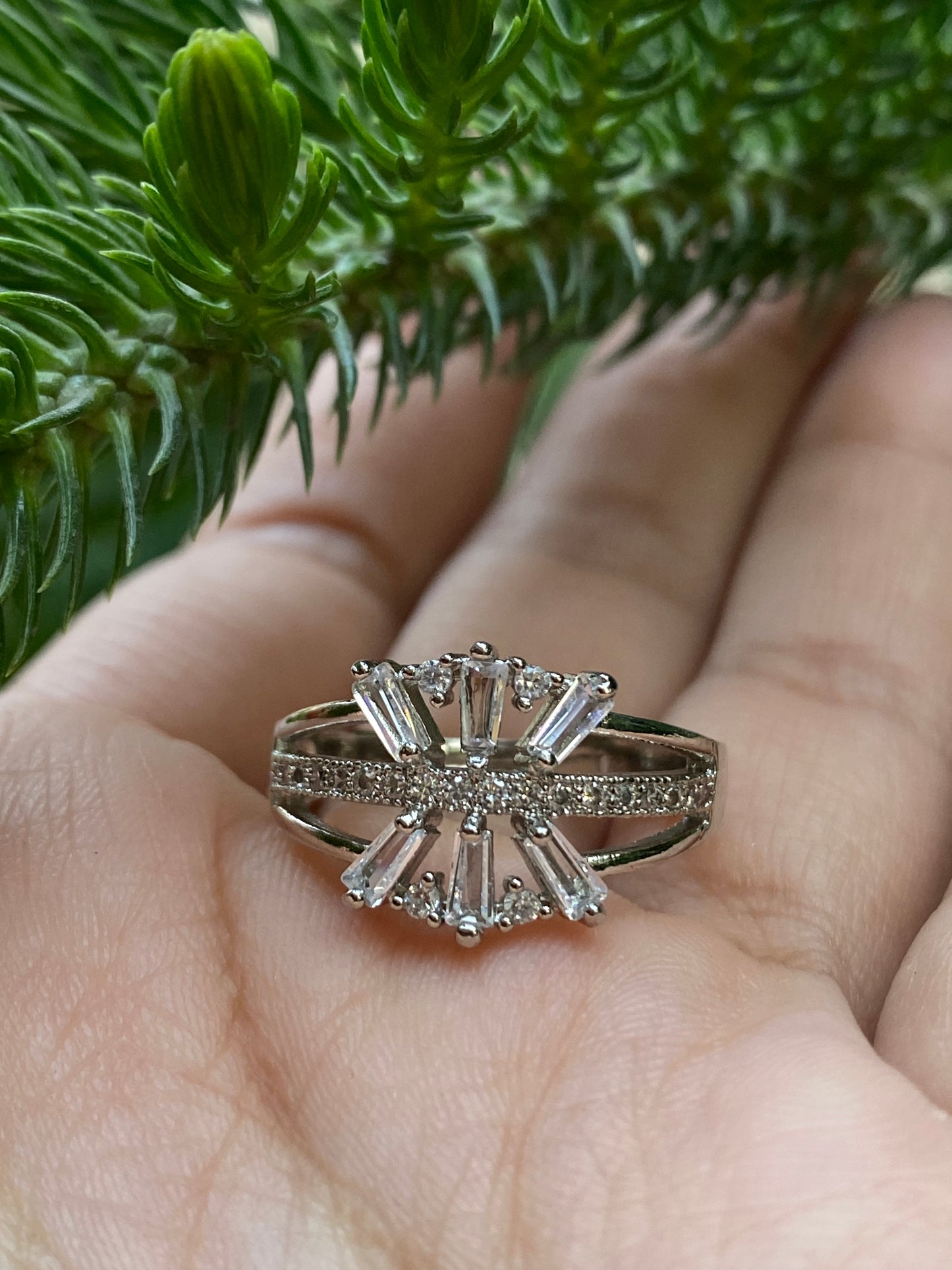 Radiant Cross Ring