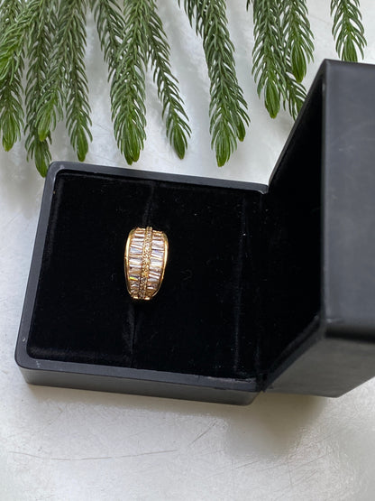 Gilded Prism Ring