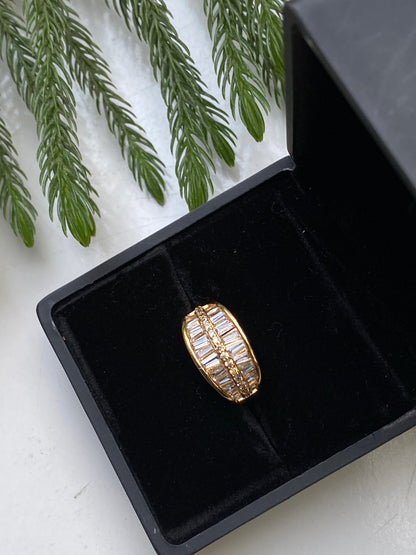 Gilded Prism Ring
